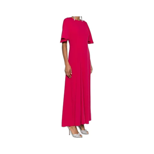 Flared-Sleeves Maxi Dress