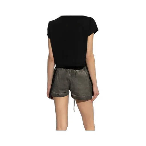 Rick Owens Drkshdw Cropped Small Level Crewneck T-Shirt