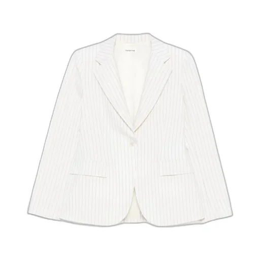 P.A.R.O.S.H. Striped Single-Breasted Blazer
