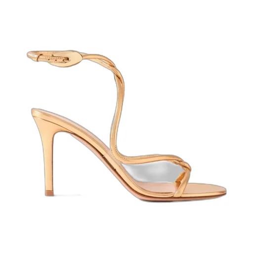 Gianvito Rossi Black Mamba Open Toe Sandals