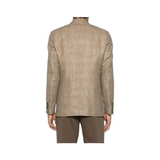 Lardini Checked Double-Breasted Blazer