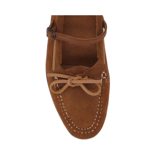 Round-Toed Flat Shoes