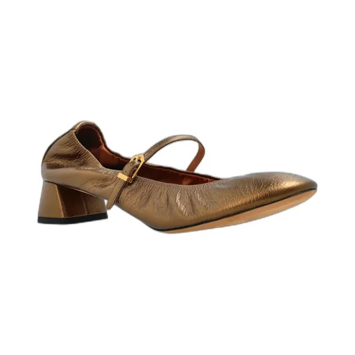 Lanvin Metallic Mary Jane Pumps