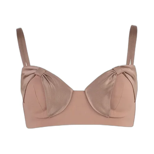 Elisabetta Franchi Satin Bows CrÊPe Top