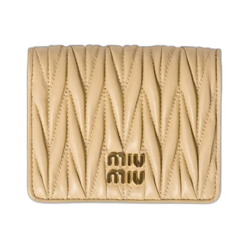 Small Matelassé Nappa Leather Wallet