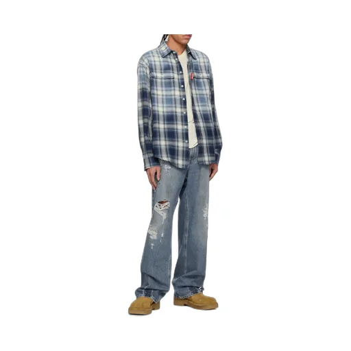 Dsquared2 Checked Dropped Shoulder Shirt