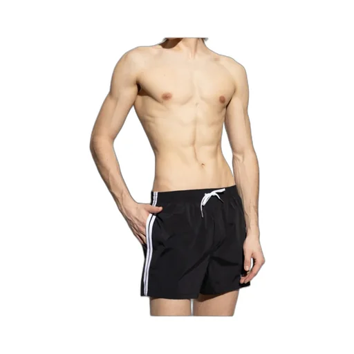 Dsquared2 Logo-Embroidered Drawstring Swim Shorts