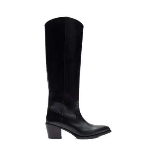 Thick-Heeled Boots