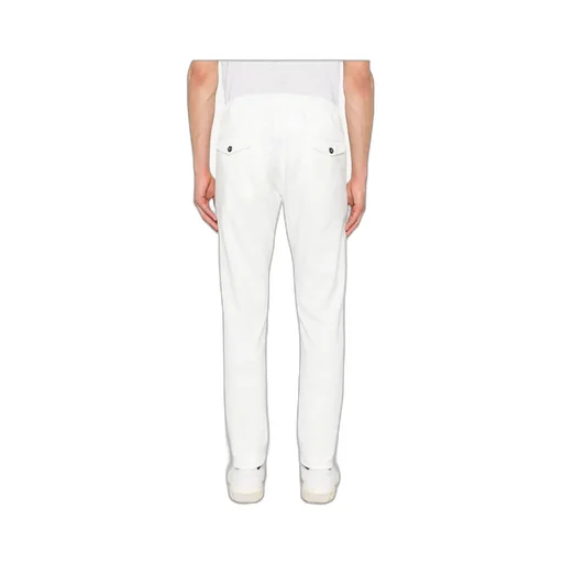 Eleventy Drawstring-Waist Tapered Trousers
