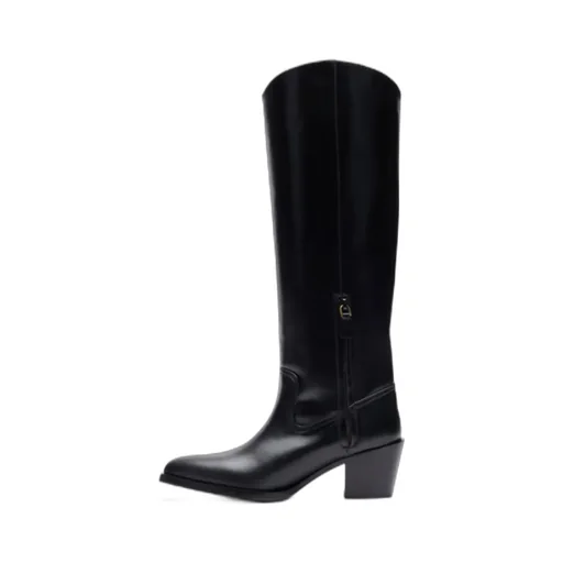 Thick-Heeled Boots