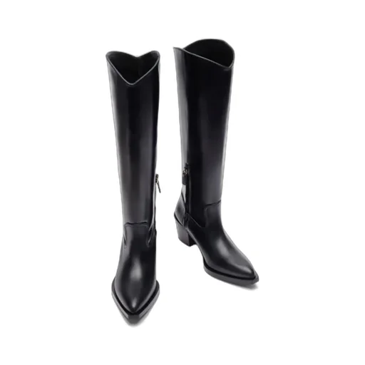 Thick-Heeled Boots