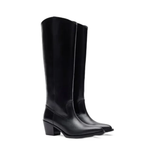 Thick-Heeled Boots