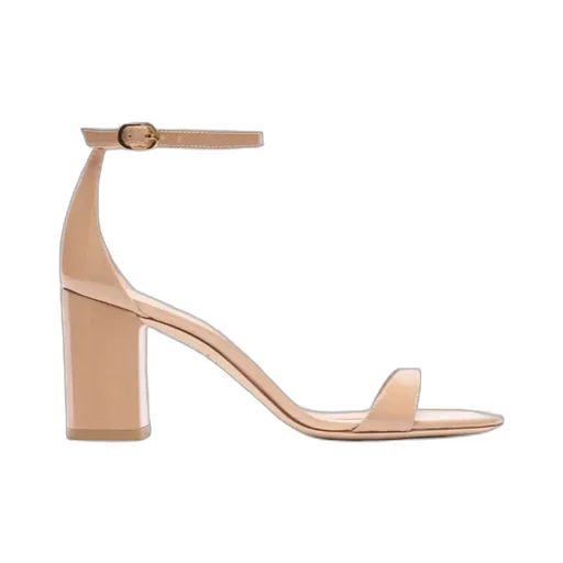Round-Headed High-Heeled Sandals