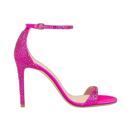 Round-Headed High-Heeled Sandals