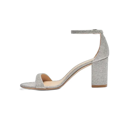 Round-Headed High-Heeled Sandals