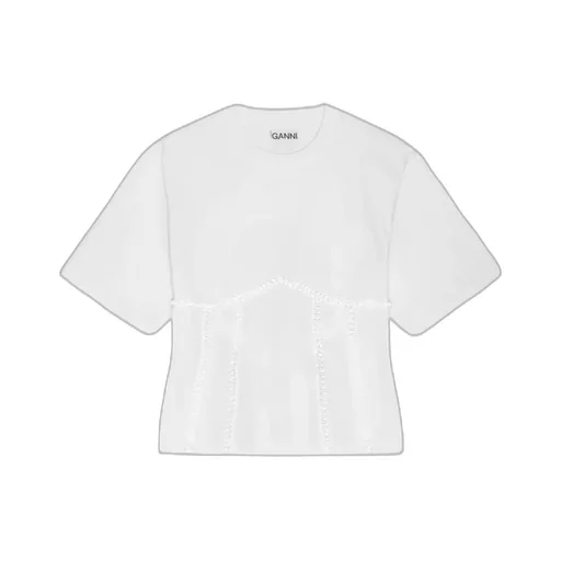 Ganni Sculpted Open-Back Top