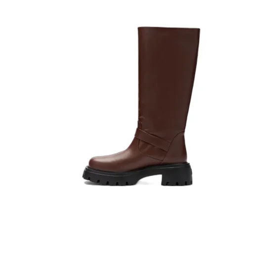 Thick-Heeled Boots