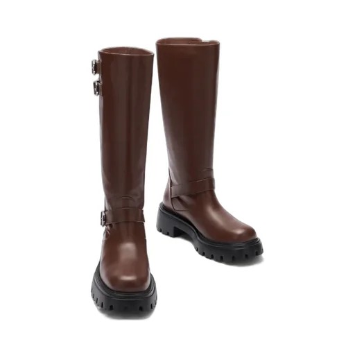Thick-Heeled Boots