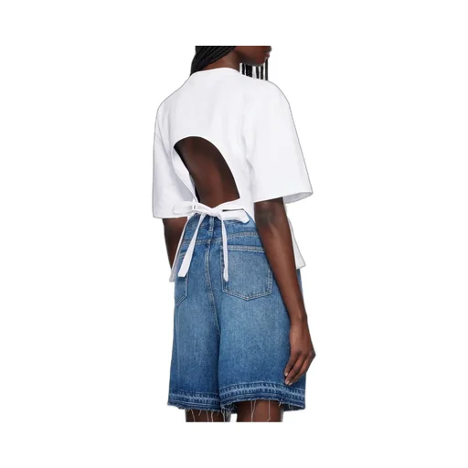 Ganni Sculpted Open-Back Top