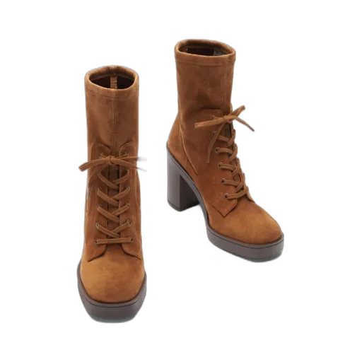 Thick Heeled Short Boots