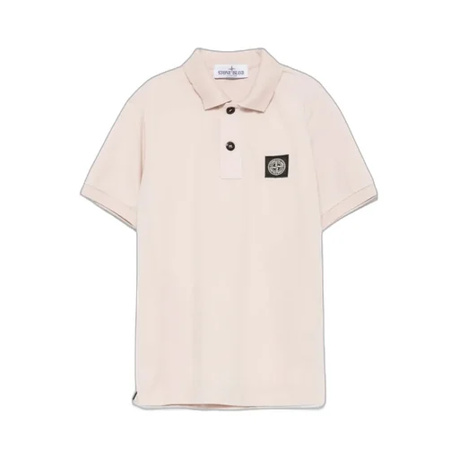 Compass-Motif Polo Shirt