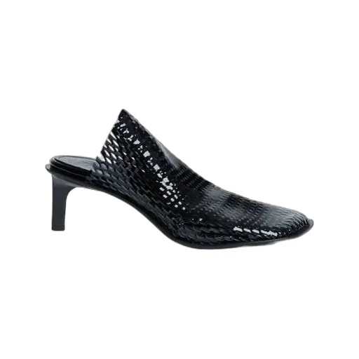 Heeled Mules In Perforated Leather Kenzo-Shomi