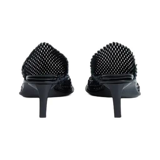 Heeled Mules In Perforated Leather Kenzo-Shomi
