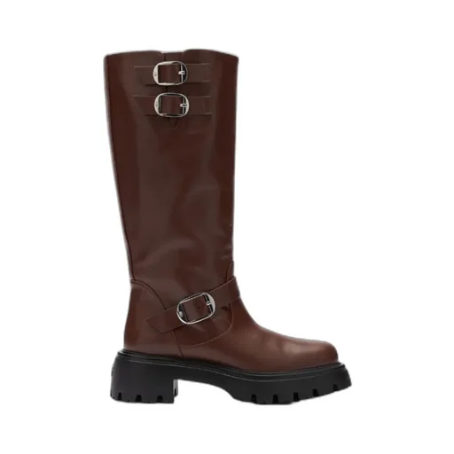 Thick-Heeled Boots