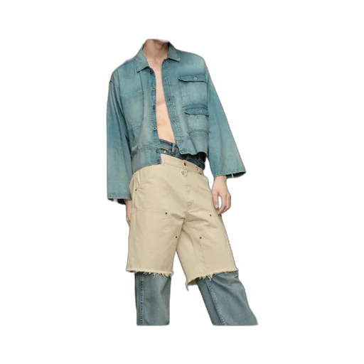 Denim Caban Jacket