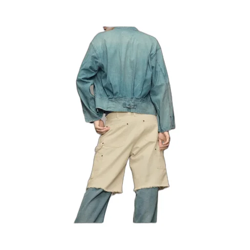 Denim Caban Jacket