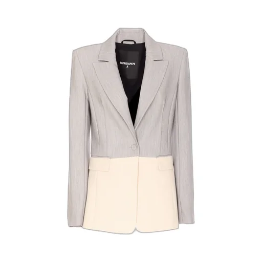 Patrizia Pepe Two-Tone Blazer Jacket