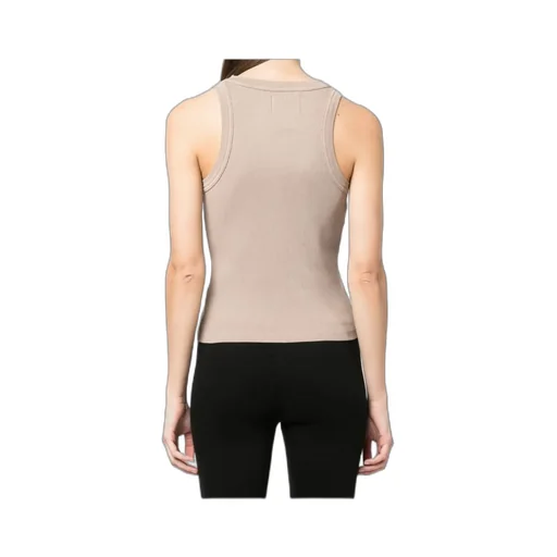 Sleeveless Ribbed Top
