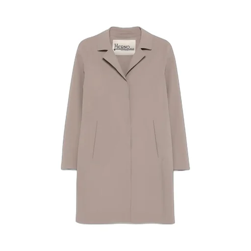 Herno Single-Breasted Long-Sleeved Coat
