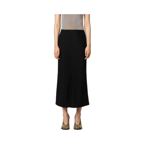Ami Paris Straight Midi Skirt