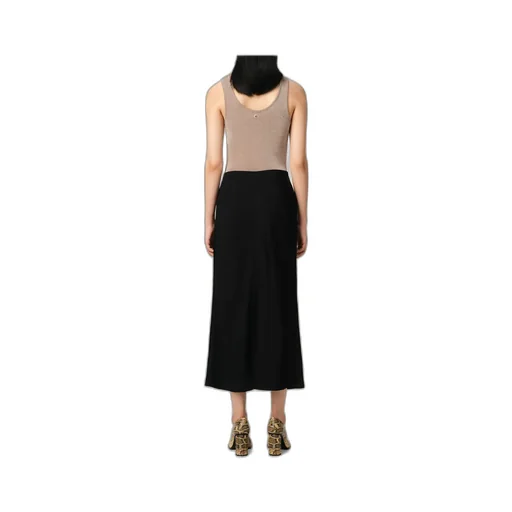Ami Paris Straight Midi Skirt