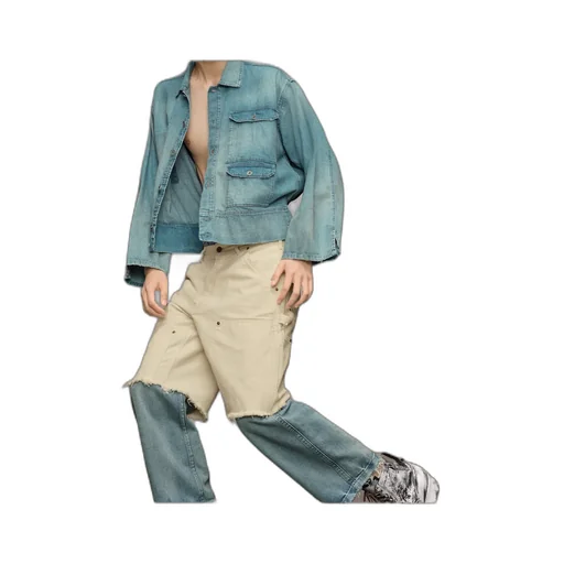 Denim Caban Jacket