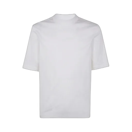 Brunello Cucinelli Jersey Mock Neck T-Shirt