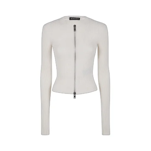 Short Zipper Cardigan