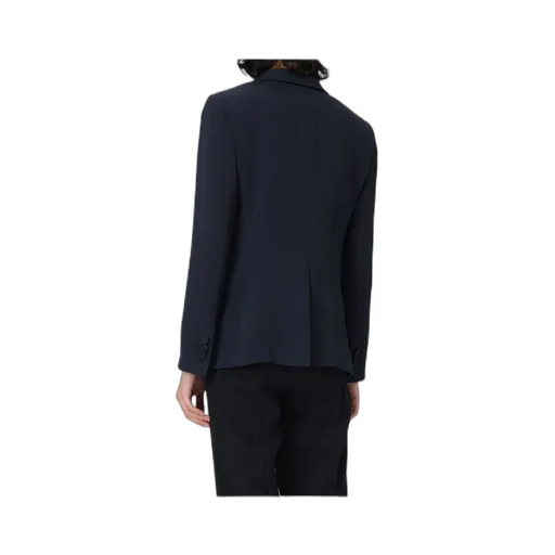 Emporio Armani Icon Chevron Single-Breasted Blazer