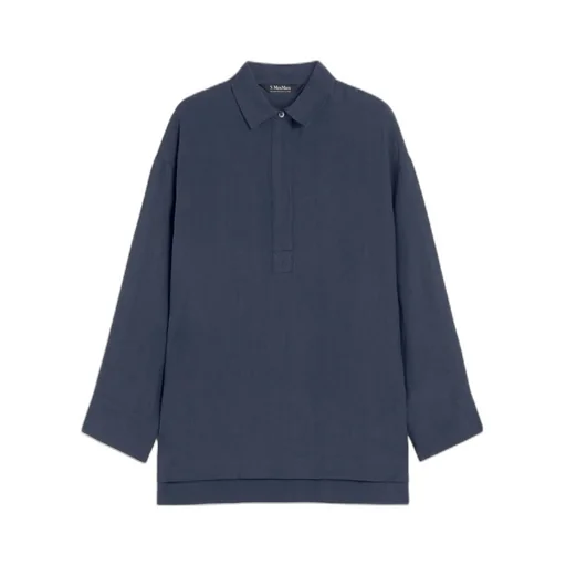 's Max Mara Varese Button Detailed Long-Sleeved Top