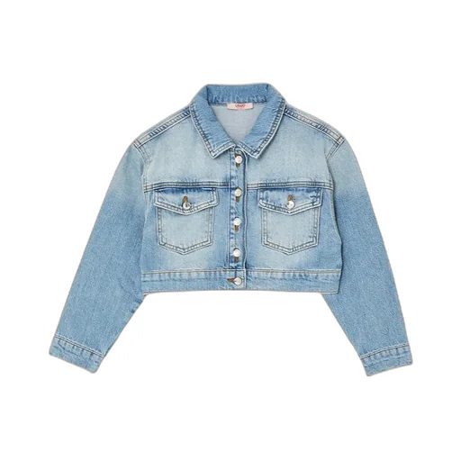 Liu Jo Kids Cropped Denim Jacket