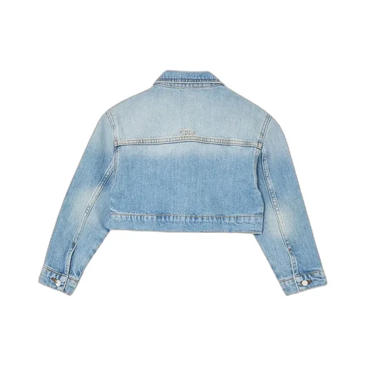 Liu Jo Kids Cropped Denim Jacket
