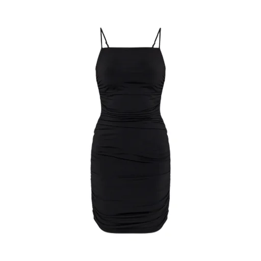 Michael Michael Kors Ruched Stretch Matte Jersey Dress