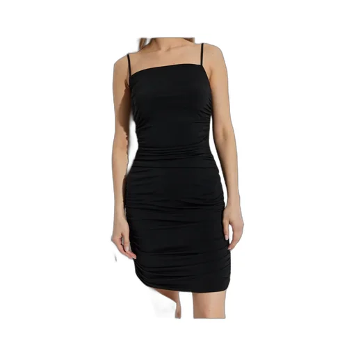 Michael Michael Kors Ruched Stretch Matte Jersey Dress