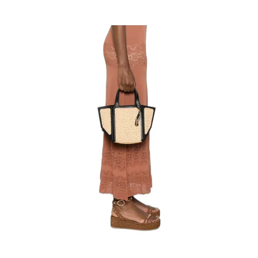 Michael Kors Jordi Small Hand-Crocheted Tote Bag