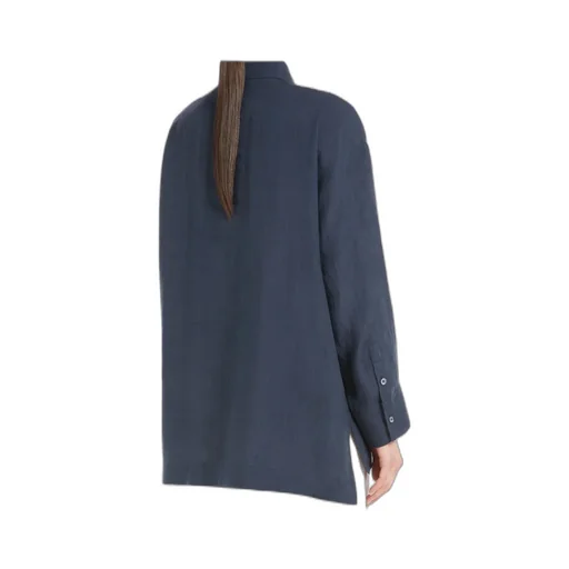 's Max Mara Varese Button Detailed Long-Sleeved Top