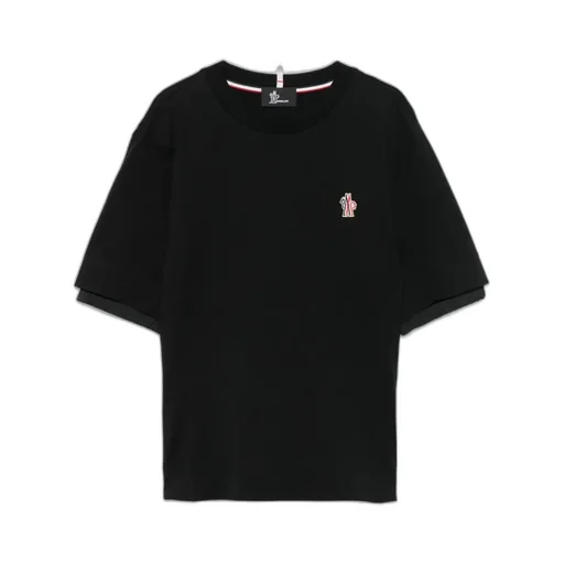 Moncler Grenoble Logo Patch Crewneck T-Shirt