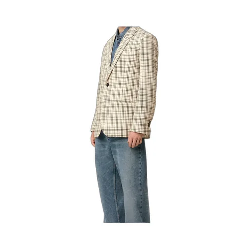 Ami Checked Semi-Lined Jacket