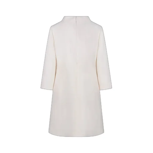 Valentino Button Detailed Crewneck Dress