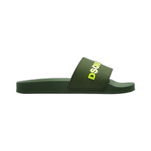 Dsquared2 Logo Embossed Slip-On Slides